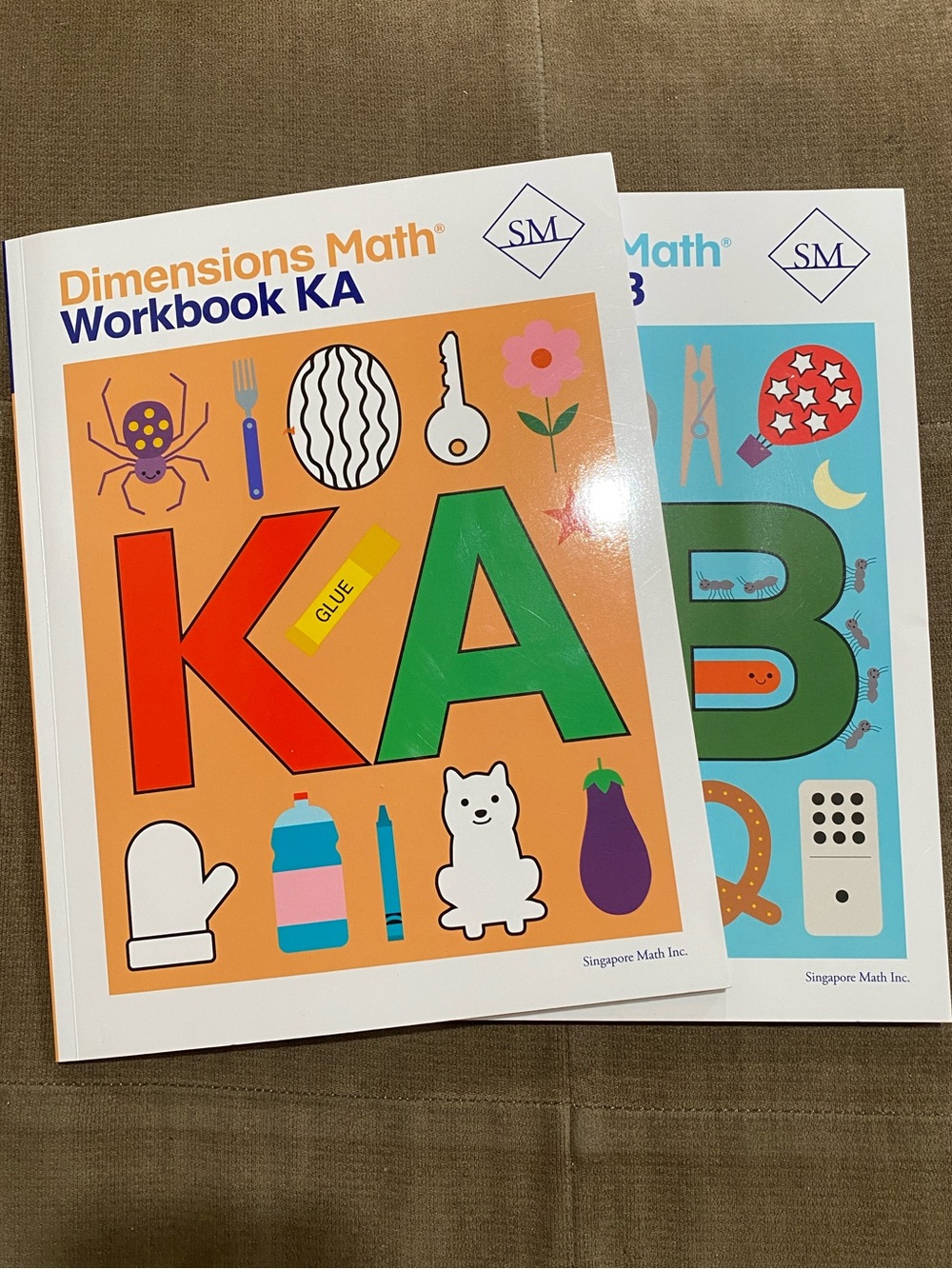Singapore Math Dimensions Math Workbook KA & KB Set – Kindergarten Math Bundle